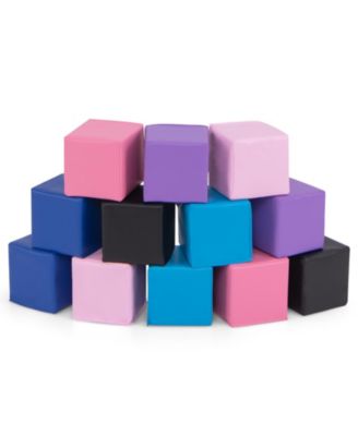 12-Piece Soft Foam Building and Climbing Blocks Set for Kids