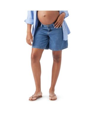 Maternity Ripe Dion Denim Short Classic Wash