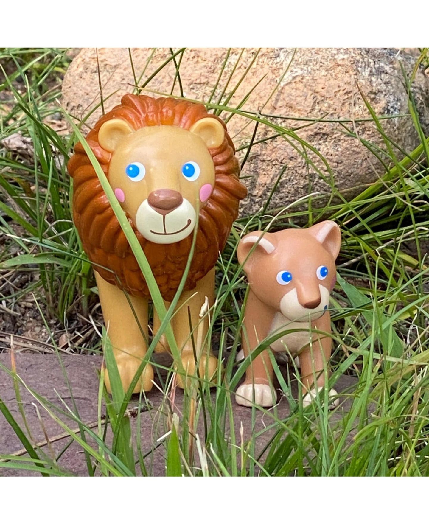 Детская фигурка Haba Little Friends Lion Cub Zoo Animal Plastic Figurine, 2"H, Ages 3+ — фото 5