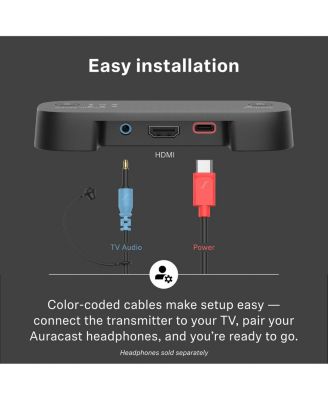 BTA1 TV Transmitter for Bluetooth Auracast Wireless Headphones