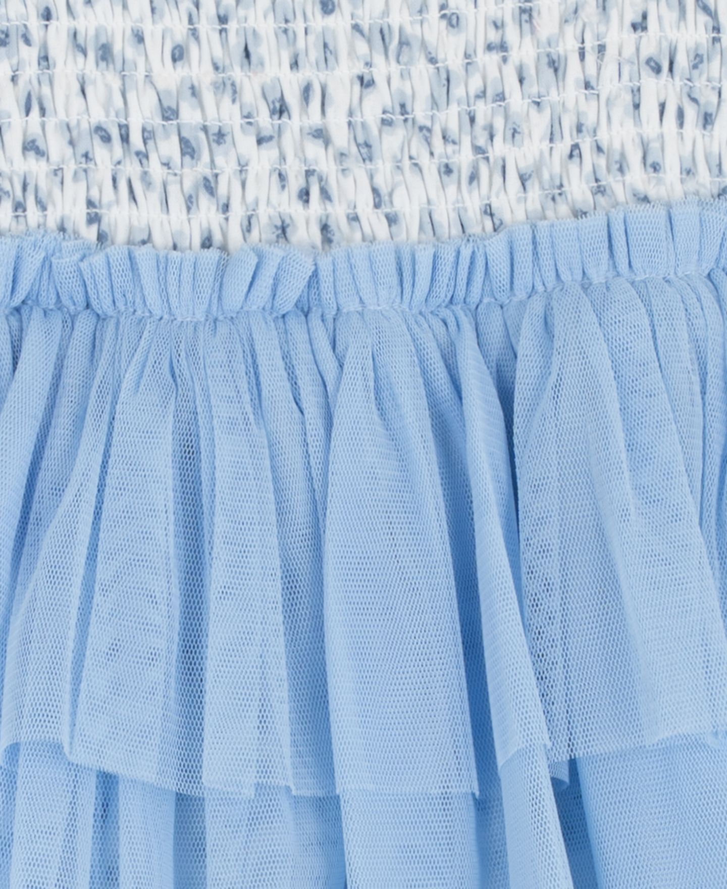 Платье Rare Editions Sleeveless Tulle Dress with Headband для девочек-малышей, цвет: Синий — фото 5