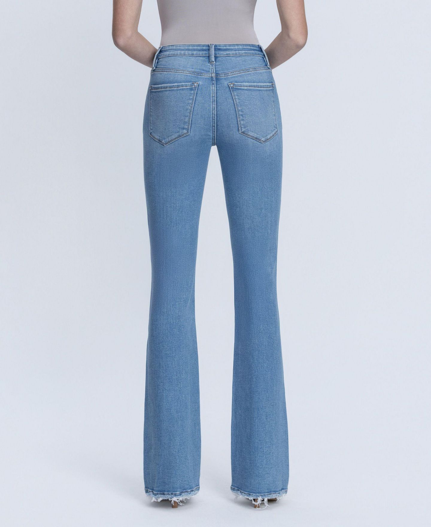 Женские джинсы Vervet High Rise Full Length Bootcut, цвет: Синий — фото 5