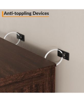 10 Tier Tall Shoe Cabinet with Boot Racks 27 Cubbies Freestanding Narrow Wooden Organizer