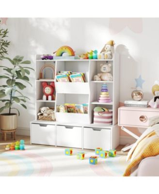 47 Kids Bookcase and Toy Storage Organizer Cabinet