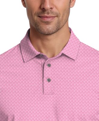 Men's Essential Geo Print Golf Polo Shirt