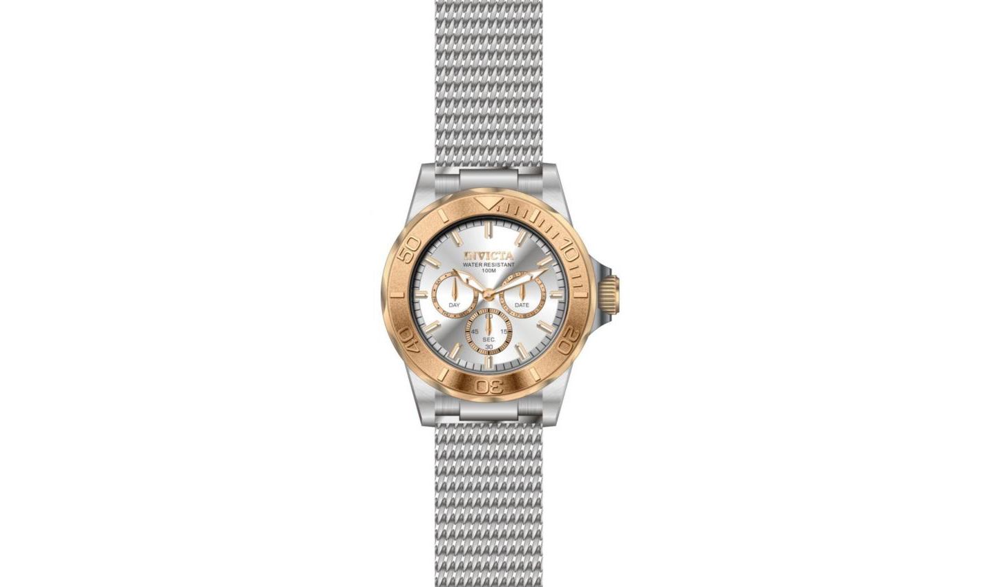 Мужские часы Invicta 13942 Pro Diver Quartz Dial, цвет: Серебряный — фото 2