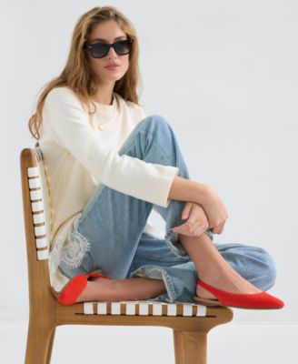 Women's Almond Slingback Flats