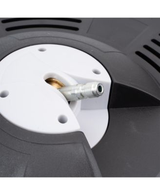 15 Inch Pressure Washer Surface Cleaner 4000 PSI Max with Dual One Quarter MNPT Nozzles for Driveway Patio Sidewalk Cleaning