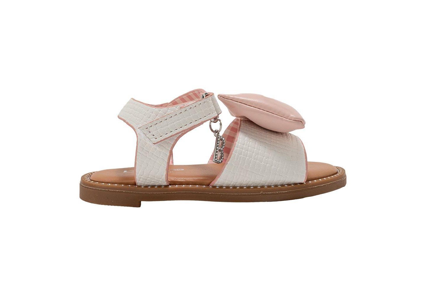 Сандалии Bebe Sandals Cute Fashion Flat Sandals and Summer Shoes with Ankle Strap для девочек, цвет: Белый, вариант 1 — фото 2