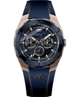 Men's TM-125030 Cruise Quartz VH63 Dark Blue, Black Dial Watch