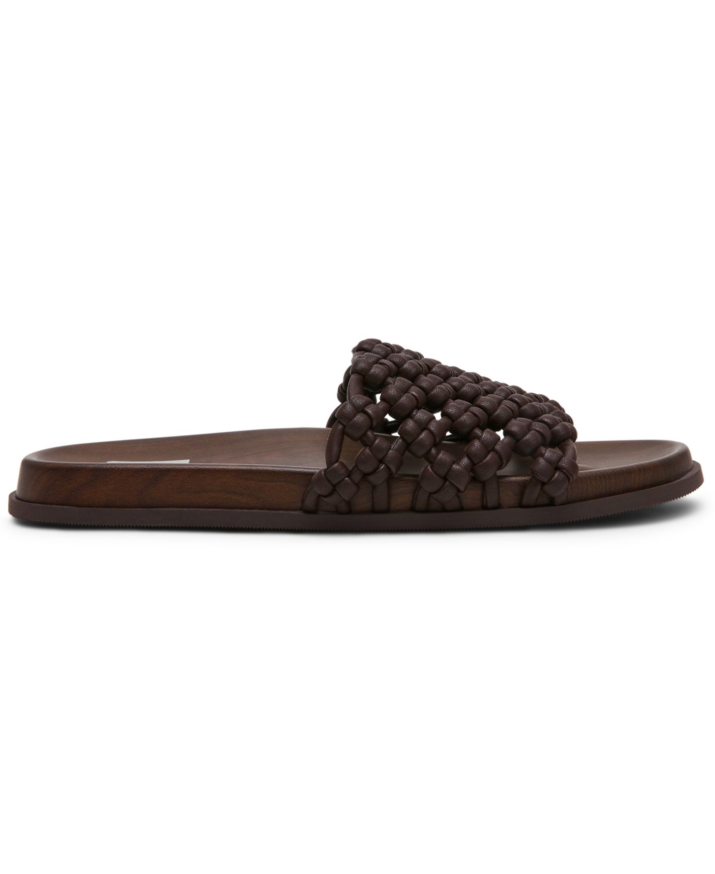 Женские сандалии DV Dolce Vita Galossa Woven Slide Flat, цвет: Коричневый — фото 2