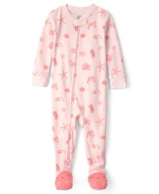 Baby Girls' Long-Sleeve Sleep & Play