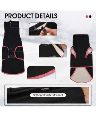 Soft Turtleneck Dog Anxiety Jacket for Cold Weather