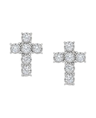 Lab Grown Diamond (1/2 ct. t.w.) Earrings in 10k White Gold