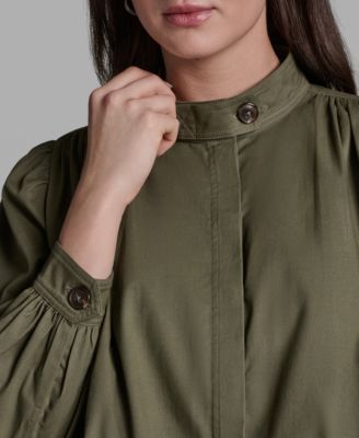 Women's Long-Sleeve Mock Neck Cropped Jacket