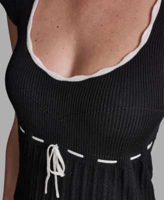 Women's Cap-Sleeve Scoop Neck Top