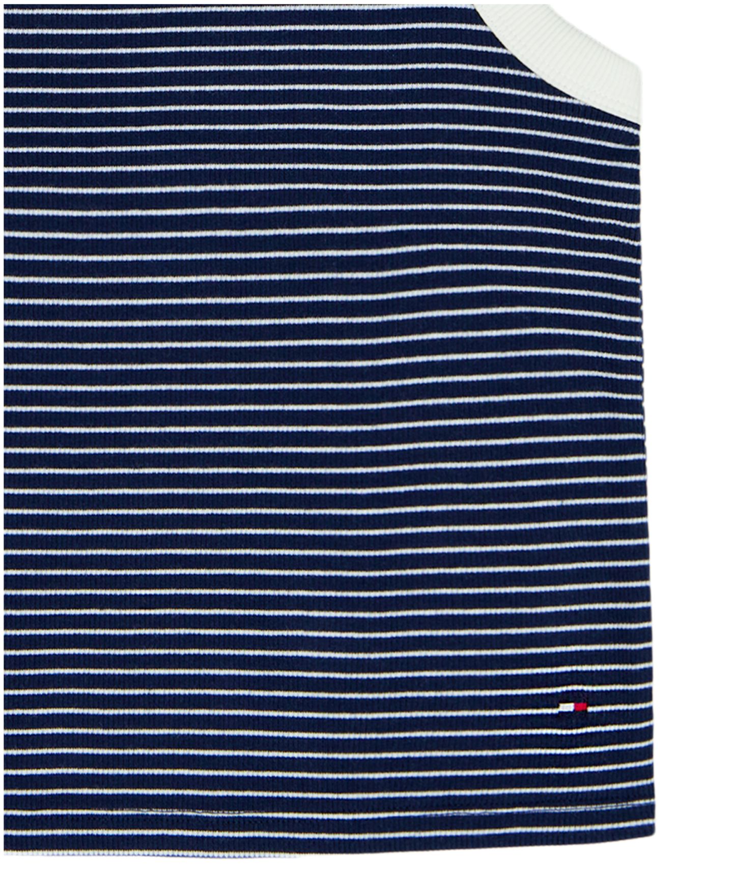 Топ Tommy Hilfiger Sleeveless Stripe для девочек, цвет: Тёмно-синий — фото 5
