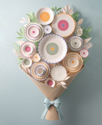 Fleur Abstract Floral Dinner Plate