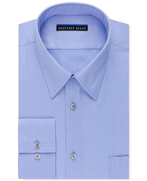 Geoffrey Beene Men S Fitted Wrinkle Free Textured Sateen Dress