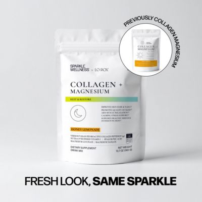 Collagen Magnesium Rest + Restore [30 Serves] VERISOL Bioactive Collagen Peptides, Magnesium Glycinate & Taurate Salts | Calming Beauty Routine