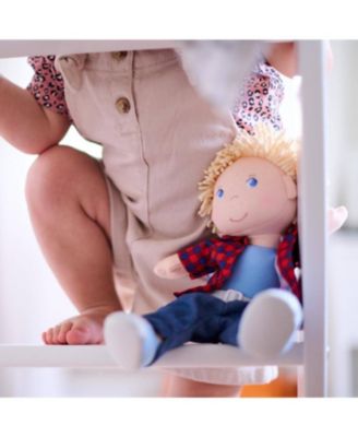 Nick 12" Soft Doll - Baby Boy Doll with Blonde Hair and Blue Eyes (Machine Washable) Perfect Plush Toy for 18 Months and Up