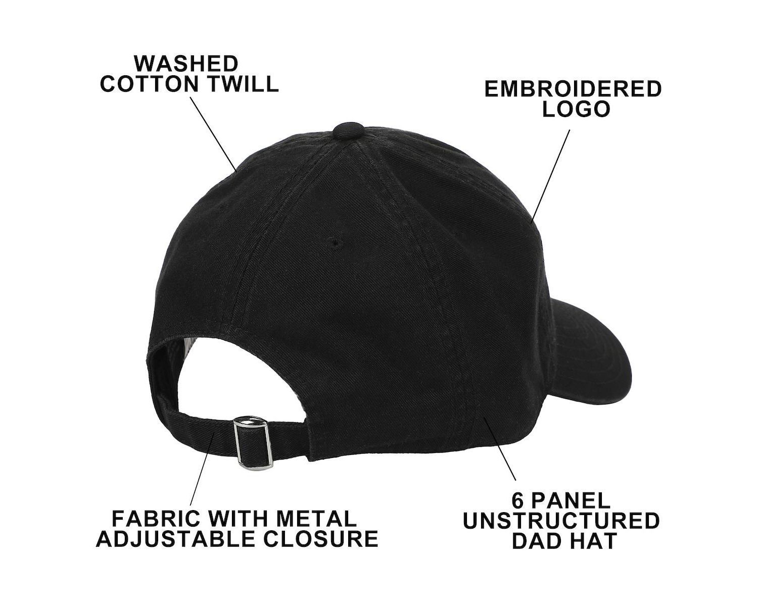 Men's Embroidered Gengar Adult Baseball Hat (One Size)