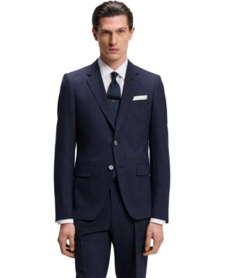 BOSS by Men's Micro-Patterned 2-Piece Slim-Fit Suit
