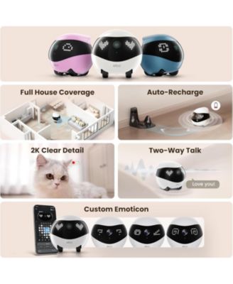 EBO Air 2 Smart Companion Robot with 2K Camera, Two-Way Audio & Night Vision