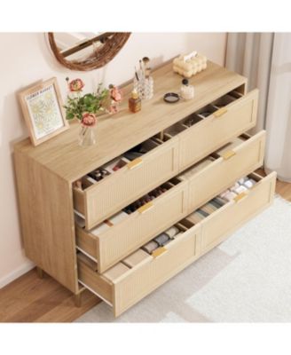 Shoe Storage Cabinet with Doors and Drawers 42 Inch Tall 3 Adjustable Shelves