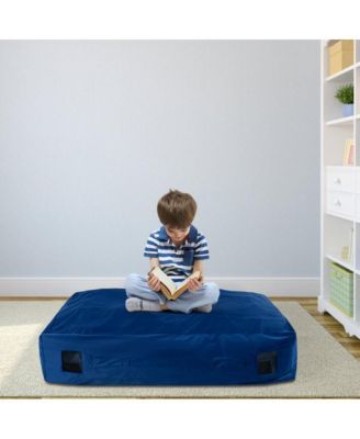 47 x 35.5 Inch Crash Pad Sensory Mat with Foam Blocks and Washable Cover