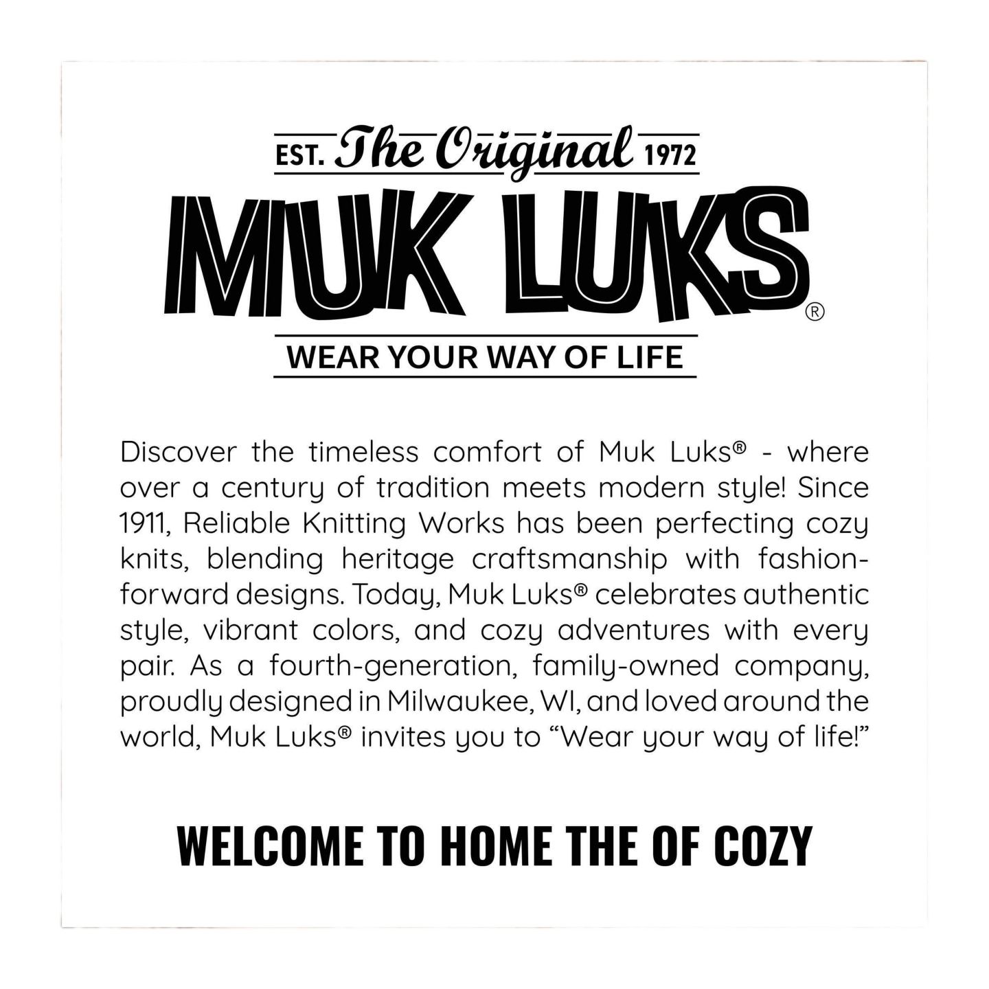 Носки Ruff N Pair для мужчин, средней высоты — MUK LUKS, цвет: Чёрный — фото 3