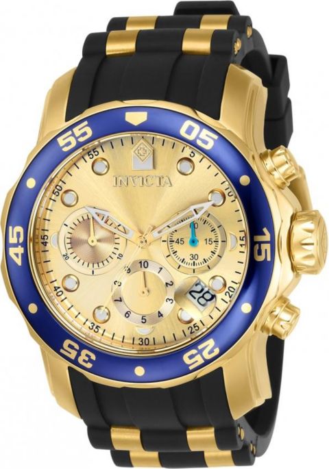 Мужские часы Invicta 17881 Pro Diver Quartz Chronograph Dial, цвет: Двухцветный