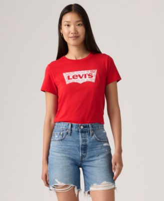 Women's Perfect Graphic Logo Cotton T-Shirt