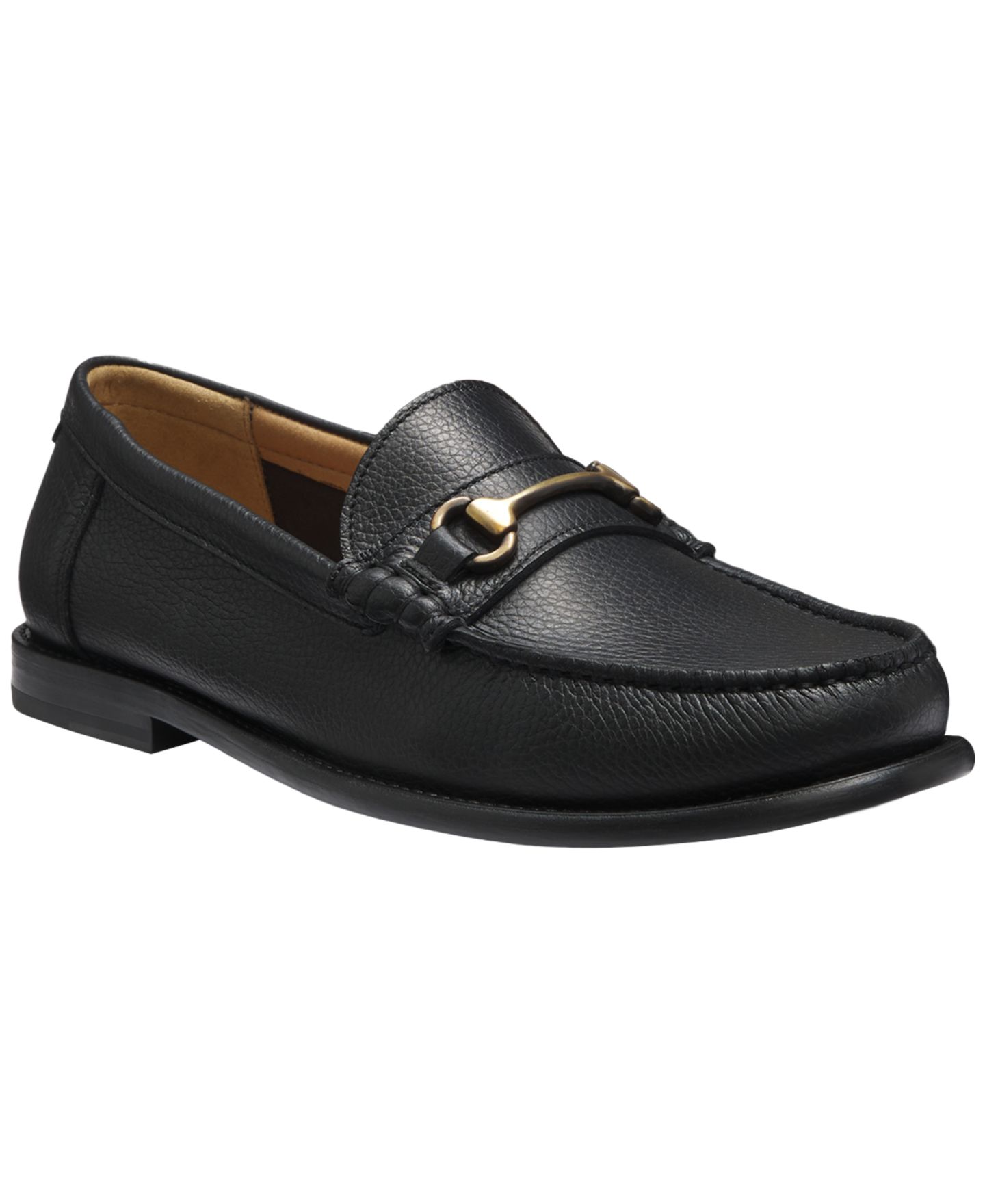 Мужские мокасины Hugo Boss Tevan Moccasin Dress Shoes, цвет: Чёрный — фото 1