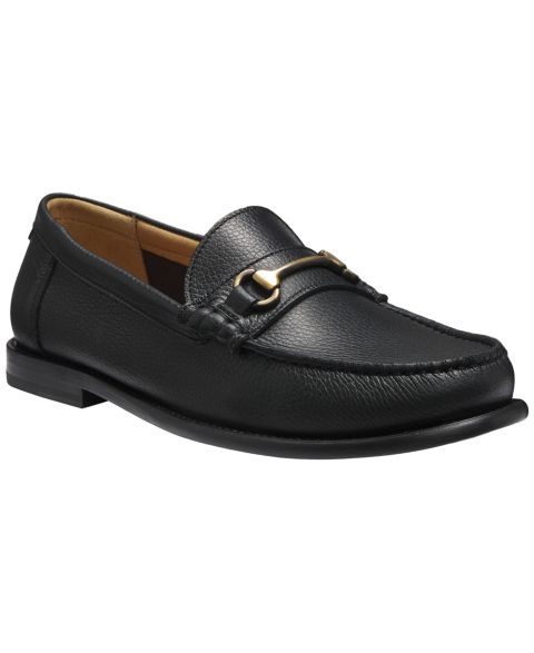 Мужские мокасины Hugo Boss Tevan Moccasin Dress Shoes, цвет: Чёрный