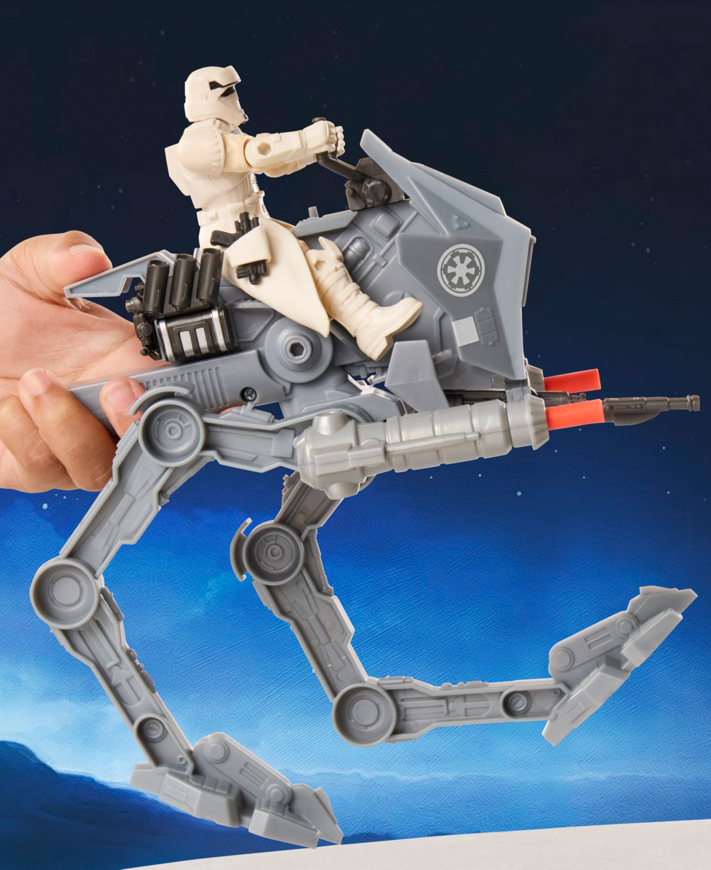 Детские фигурки Star Wars Imperial Remnant At-Rt ActionVerse Vehicle and Figure, 3-Piece Set, Ages 4+ — фото 7
