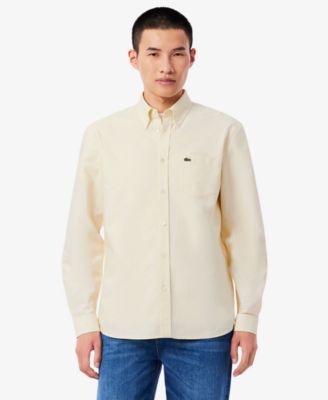 Men's Woven Long-Sleeve Button-Down Oxford Shirt