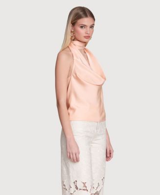 Women's Long Tie Halter Top