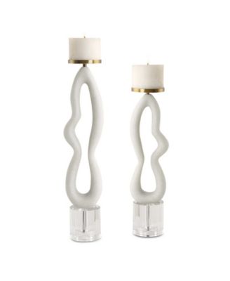 Feamelo Candleholders, Set of 2