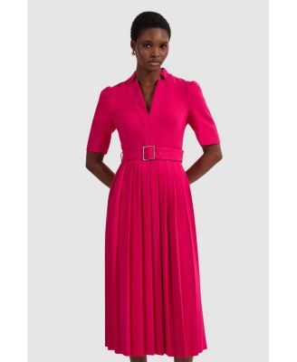 Women's Crepe Forever Pleat Midi Dress