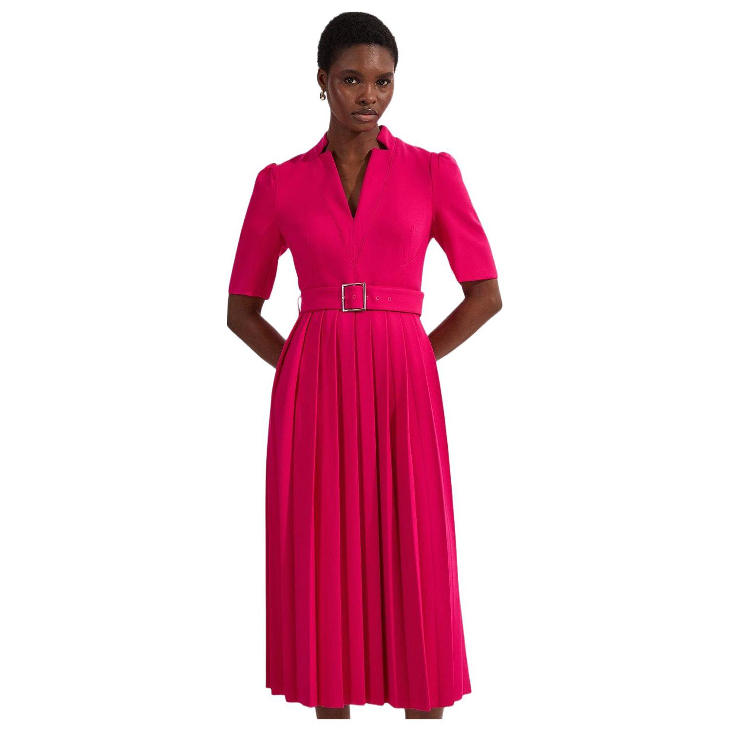 Women's Crepe Forever Pleat Midi Dress