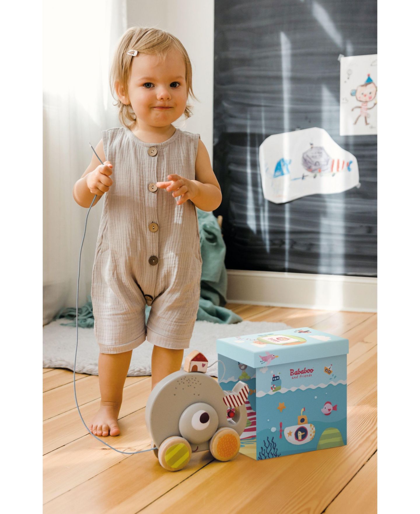 Детская игрушка Bababoo and friends Wilma Whale Pull Along, цвет: Open Miscellaneous — фото 3
