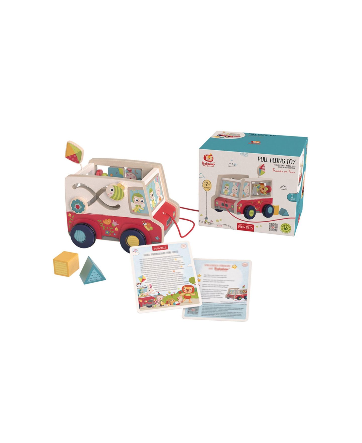 Детская игрушка Bababoo and friends on Tour Push and Pull Toy, цвет: Open Miscellaneous — фото 5