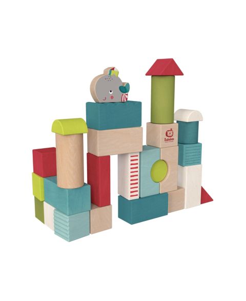 Детские конструкторы Bababoo and friends Whale Wilma Babablocks 26-Piece Building Block Set, Ages 12 Months+