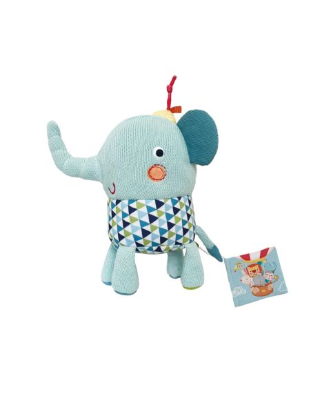 Детские мягкие игрушки Bababoo and friends Lolo Elephant Plush and Book, 2-Piece Set, цвет: Open Miscellaneous