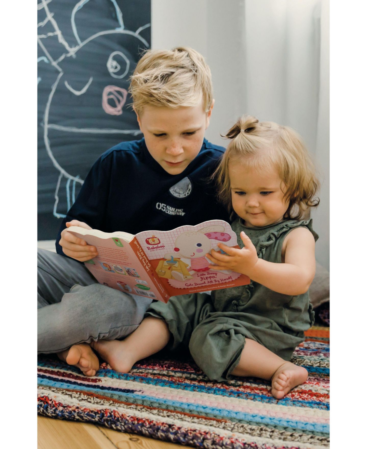 Детские мягкие игрушки Bababoo and friends Pippa Bunny Book and Plush Set, 2-Piece Set — фото 3