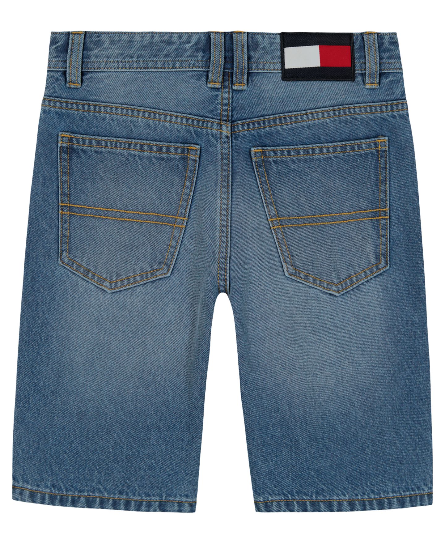 Шорты Tommy Hilfiger Varsity Regular Fit Denim Shorts для мальчиков, цвет: Missouri — фото 5