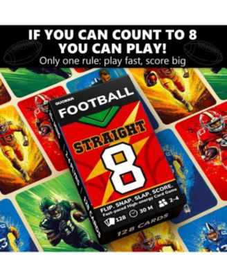 Fast-Paced Card Game for Kids & Adults – 128 Cards & Easy Rules – 2-8 Players – Ages 8+ – Perfect for Family Games Night, Travel and Parties