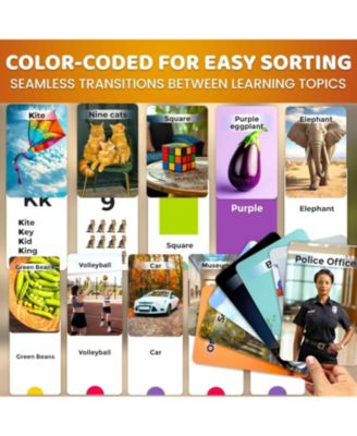 Flash Cards for Kids and Adults – Large Preschool Flash Cards for Speech Therapy, ABA Therapy, ESL Teaching