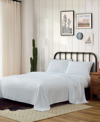 Steer Head Stripe Microfiber 3-Pc. Sheet Set, Twin